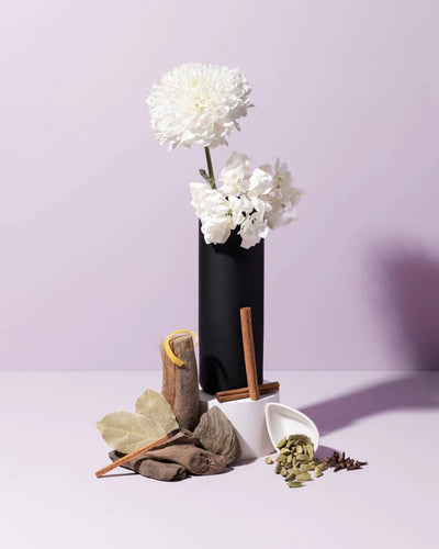 natural white cardamom & sweet clove