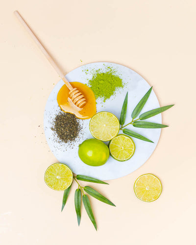 matcha lemonade & honey