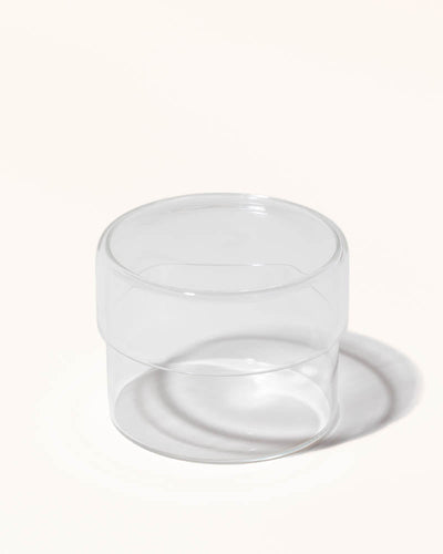 12oz muse vessel & lid- translucent naked