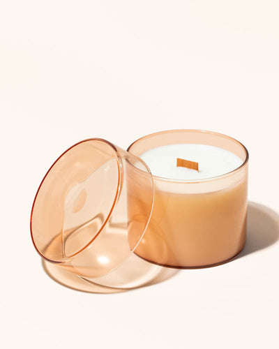 12oz muse vessel & lid- translucent sunset