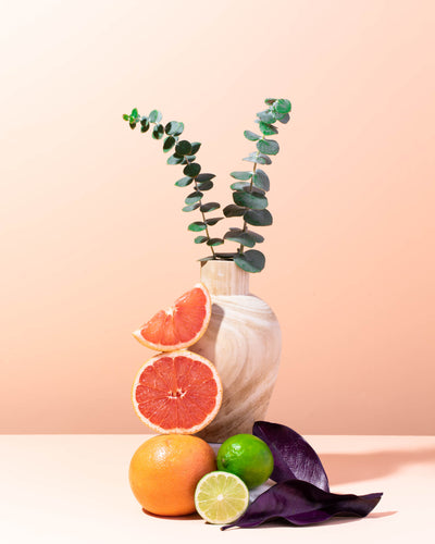 upcycled pomelo & purple basil