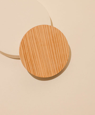 raw pine wood lid