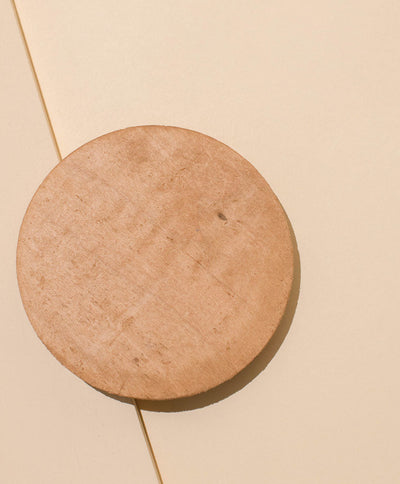 dark maple wood lid