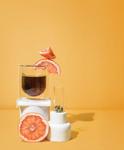 CARDAMOM TEA + GRAPEFRUIT