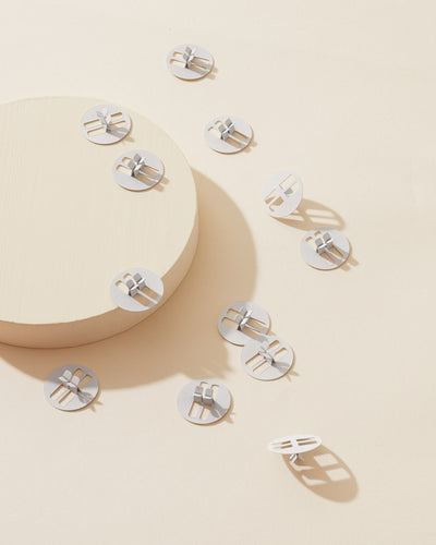 WHITE LOW PROFILE WICK CLIPS