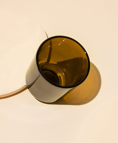 12oz aura vessel - translucent amber
