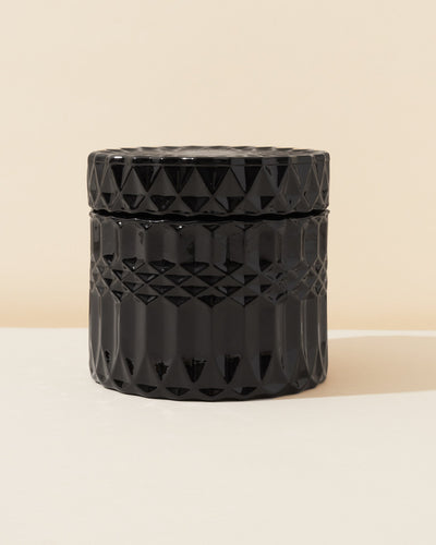 7oz posh vessel & lid - gloss black