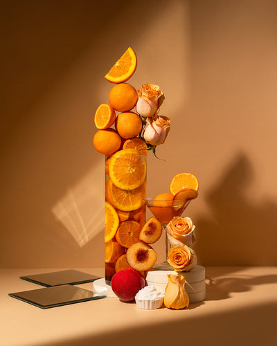 crystalline amber & orange clove