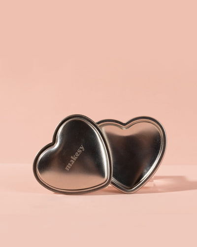 stainless steel heart bath bomb mold