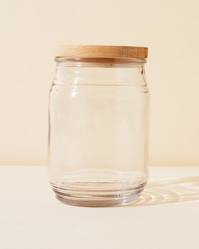 18oz apothecary jar & lid