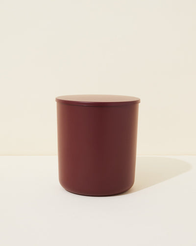 8oz aura vessel & lid- matte wine