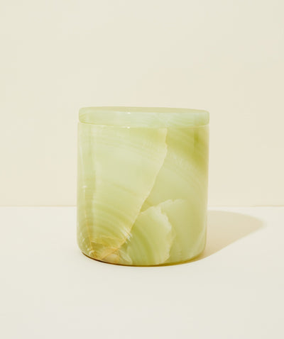 10oz onyx vessel & lid - green
